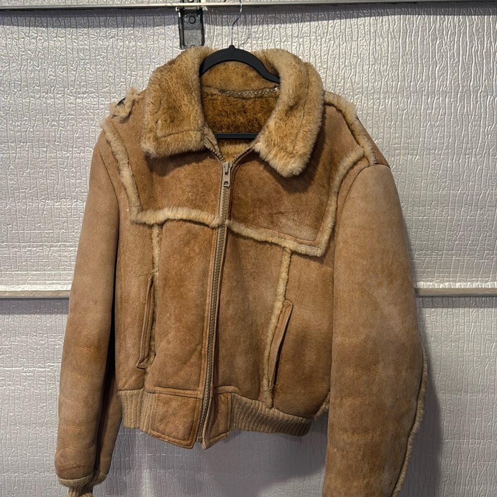 Gino Leathers Fur Bomber